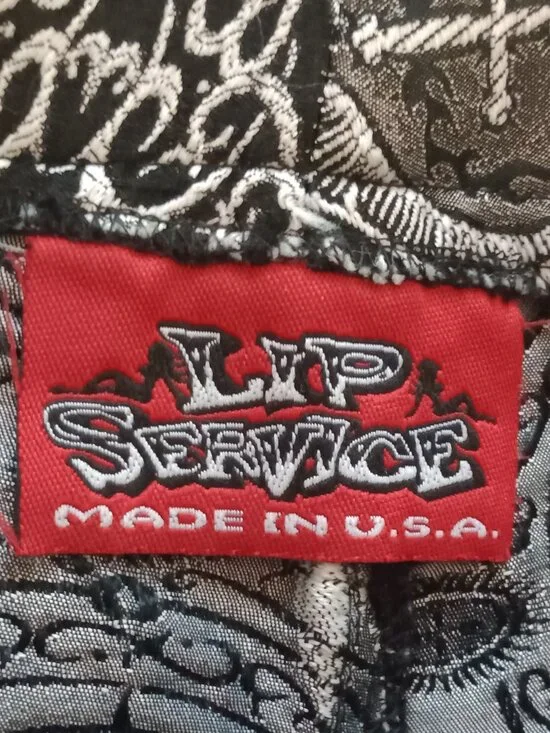 Lip Service mid 90s industrial-goth crossover aesthetic matching set - Picture 12 of 15